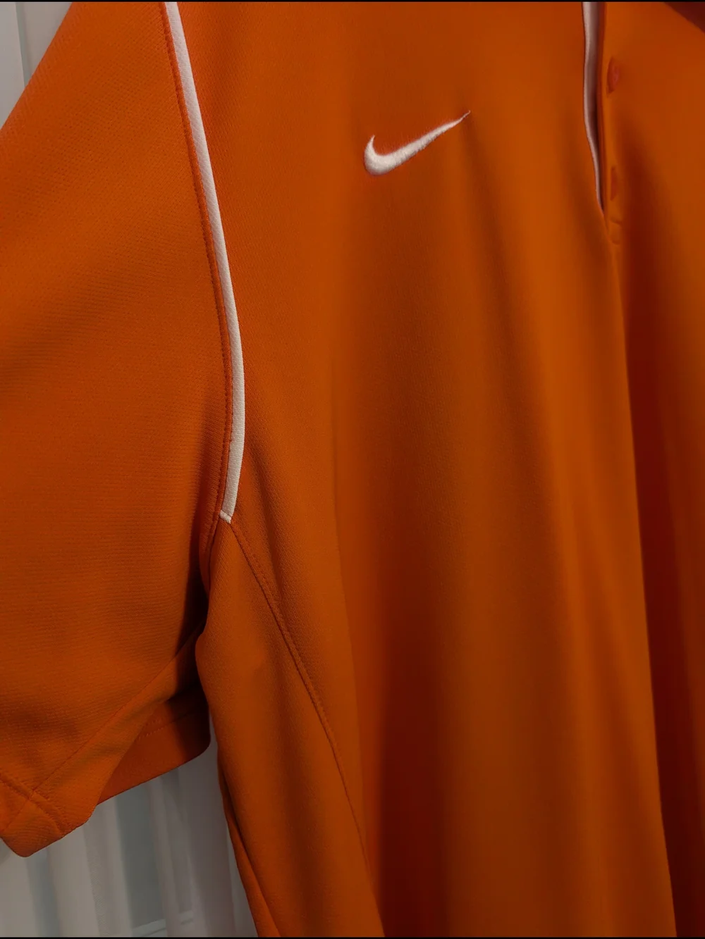 Nike Men’s Dri-FIT Orange Polo Shirt - Size XL EUC
